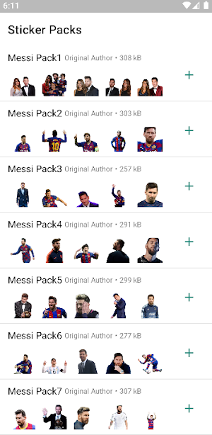 Messi Stickers Screenshot 0