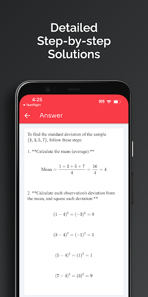 Statistics Solver: Stats AI Screenshot 3