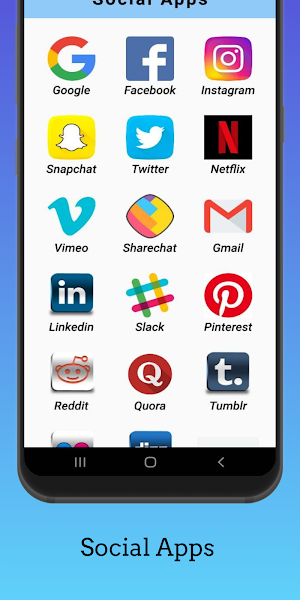 All in one social app Screenshot 1