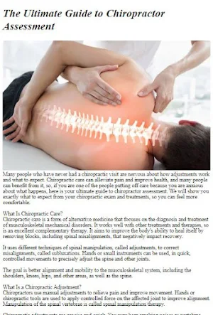 Chiropractic Adjustment Guide Screenshot 2