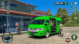 Mini Coach Bus 3d City Bus Sim Screenshot 3