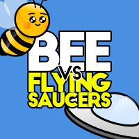 Save the bee vs Flying Saucers
