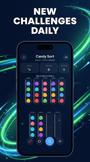Candy Sort - Color Sort Puzzle Screenshot 1