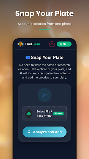 DietSem – AI Diet & Nutrition Screenshot 1