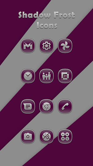 Shadow Frost Pink Icons Screenshot 0