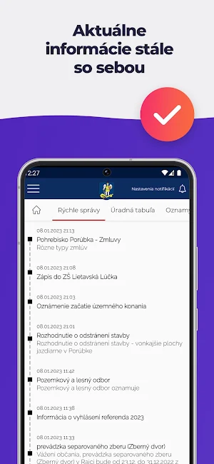 Obec Porúbka Screenshot 1