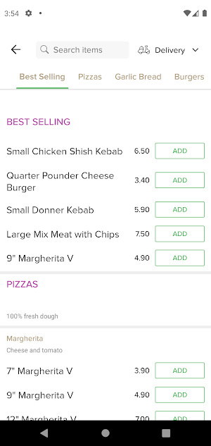 Rugeley Kebab House Screenshot 2