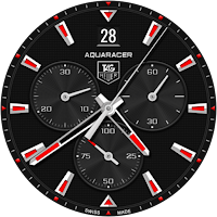 Tag Heuer Aquaracer watch face