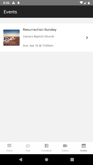 Calvary Baptist Hiawassee Screenshot 1