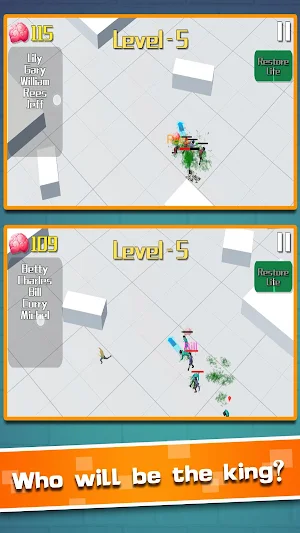 Crowd Zombies-Popular Paper City War .io Game Screenshot 1