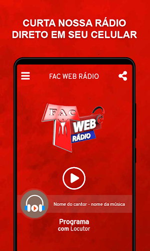 FAC WEB RÁDIO Screenshot 0