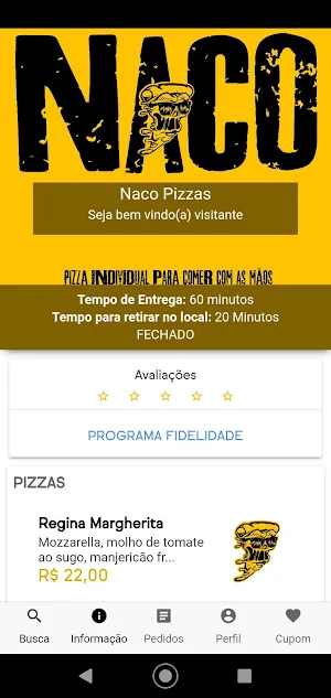 Naco Pizzas Screenshot 1