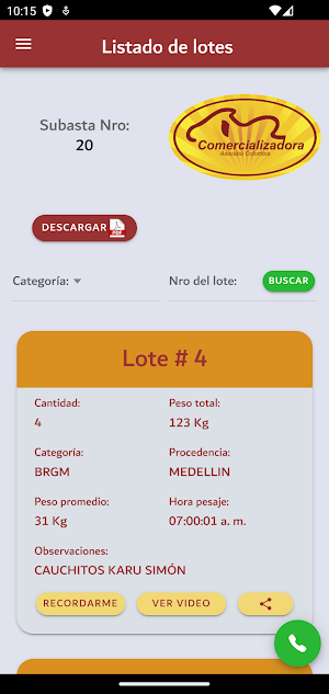 Comercializadora Asocebú Screenshot 2