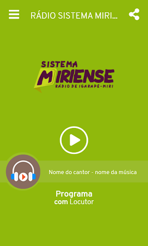Rádio Sistema Miriense Screenshot 0