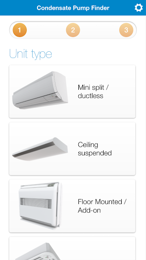 Condensate Pump Finder Screenshot 1