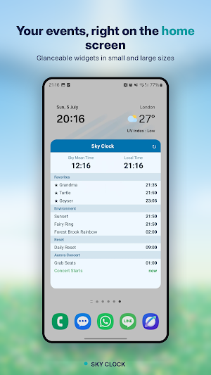 Sky Clock - For Sky COTL Screenshot 3