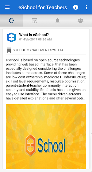eSchool for Teachers Screenshot 2