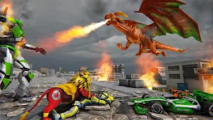 Transform Dragon Robots Battle Screenshot 2