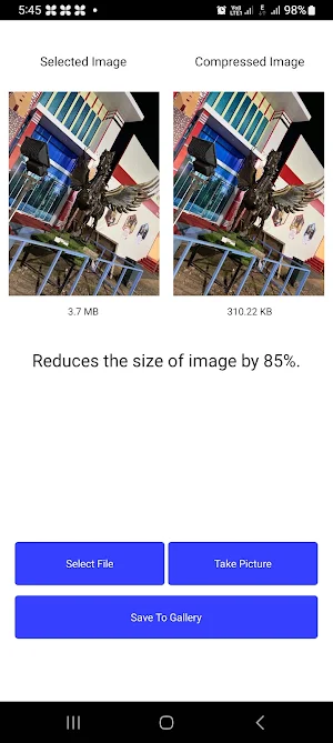 Reduce Image Size from MB - KB Screenshot 0