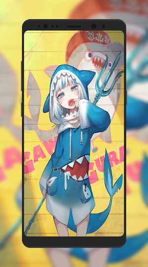 Gawr Gura Wallpaper Hd Screenshot 1