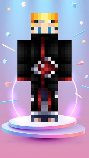 Akatsuki Skin for Minecraft Screenshot 1