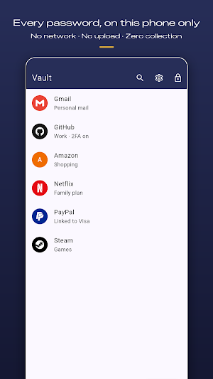 OwnVault: Password Manager Screenshot 0