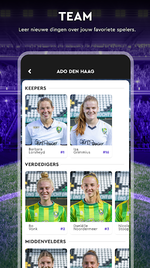 Azerion Vrouwen Eredivisie Screenshot 3