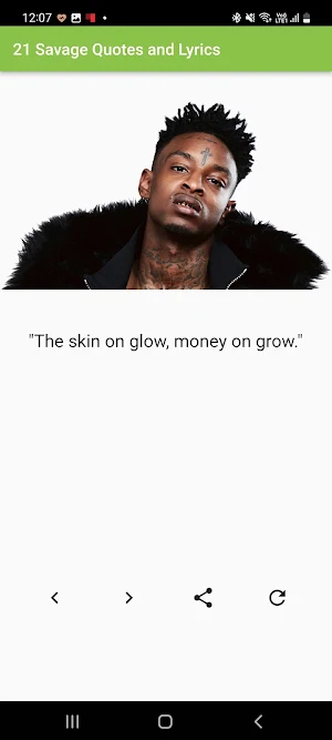 21 Savage Quotes and Lyrics Screenshot 2