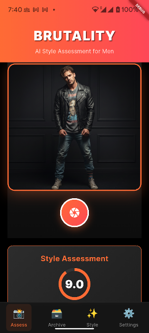 Brutality: AI Style assessment Screenshot 3