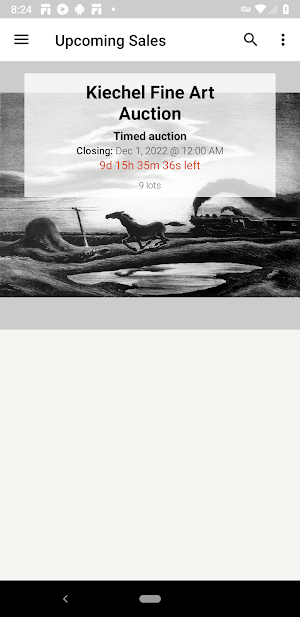 Kiechel Auction Screenshot 0