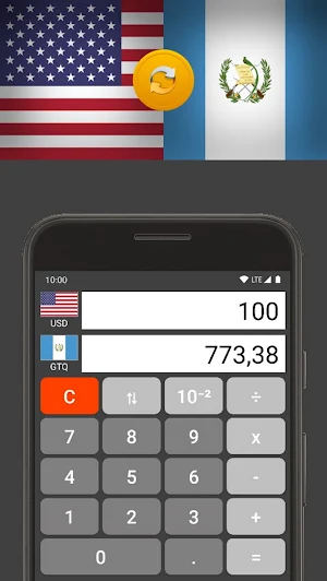 US Dollar / Guatemalan Quetzal Screenshot 0