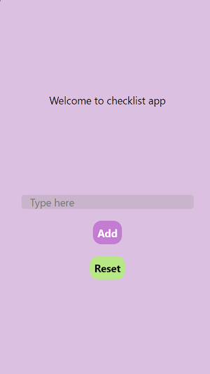 Checklist by Nusaiba Screenshot 0