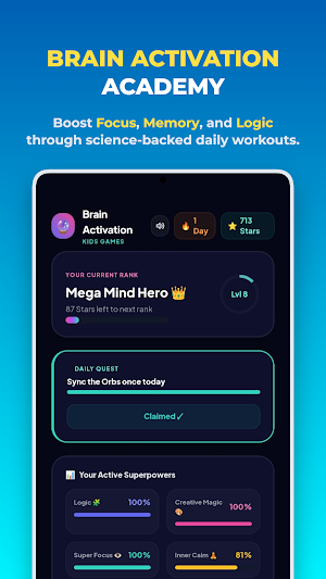 Brain Activation: Kids Games Screenshot 0