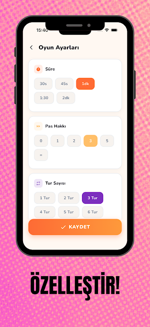 Tabu - Kelime Anlatma Oyunu Screenshot 3