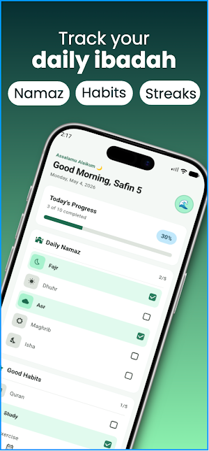 Daily Ibadah Tracker Screenshot 0