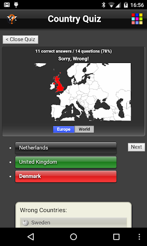 Country Quiz Lite Screenshot 2