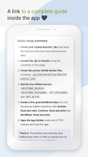 Web to Andriod Screenshot 1