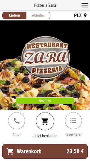 Pizzeria Zara Screenshot 0