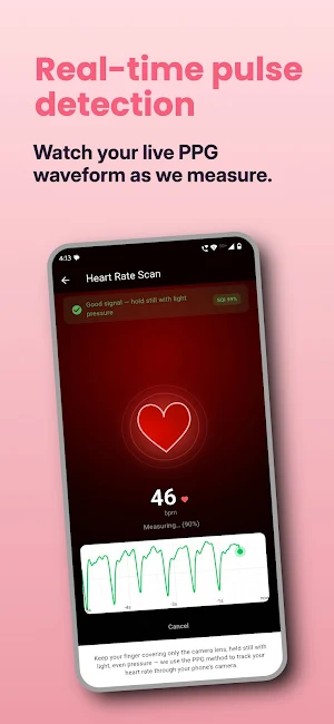 Finger Vitals Screenshot 1