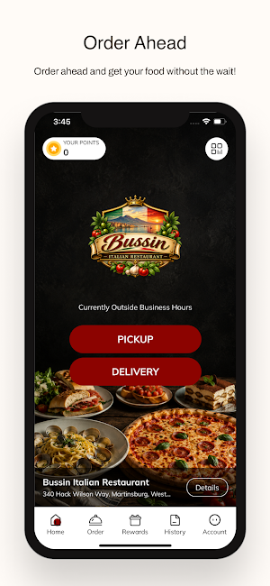 Bussin Italian Restaurant Screenshot 0