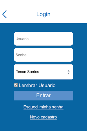 Santos Brasil APP Screenshot 1