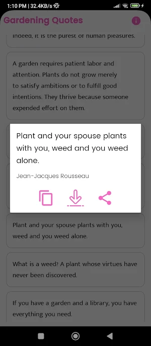 Gardening Quotes and Sayings Screenshot 1