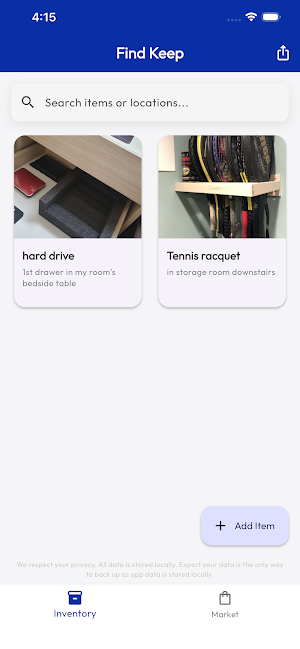 FindKeep – Find My Stuff Fast Screenshot 0