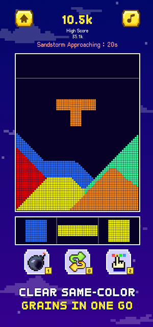 Pixel Quicksand - Blocks Screenshot 1