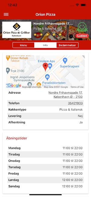 Orion Pizza Screenshot 1