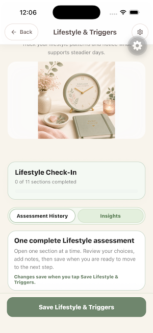 MiCA-Menopause Screenshot 2