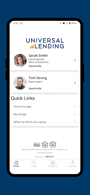 Universal Lending Screenshot 0