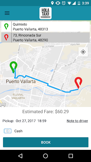 Hola Taxi Screenshot 1