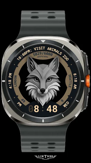 Paper Animals Watch Face 114 Screenshot 0