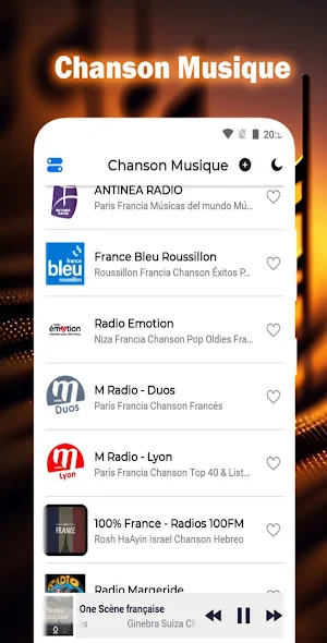 Chanson Musique Screenshot 2